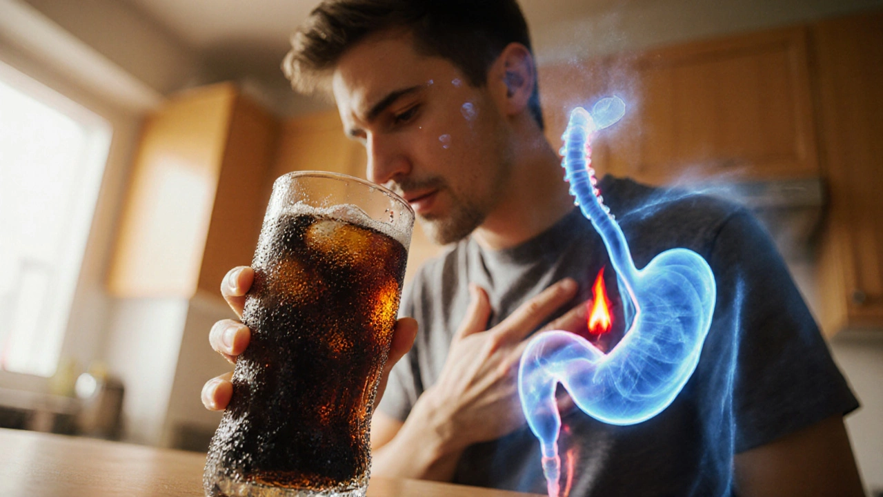 How Carbonated Drinks Trigger Acid Indigestion - Causes, Symptoms & Relief